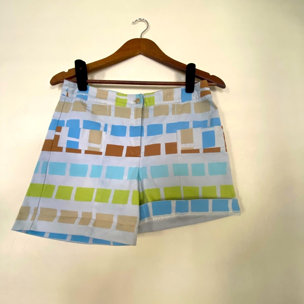 J.McLaughlin Geometric Print Shorts – Size 4